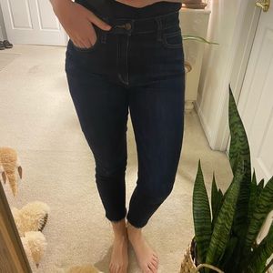 The Charlie High Rise Skinny Crop Jeans